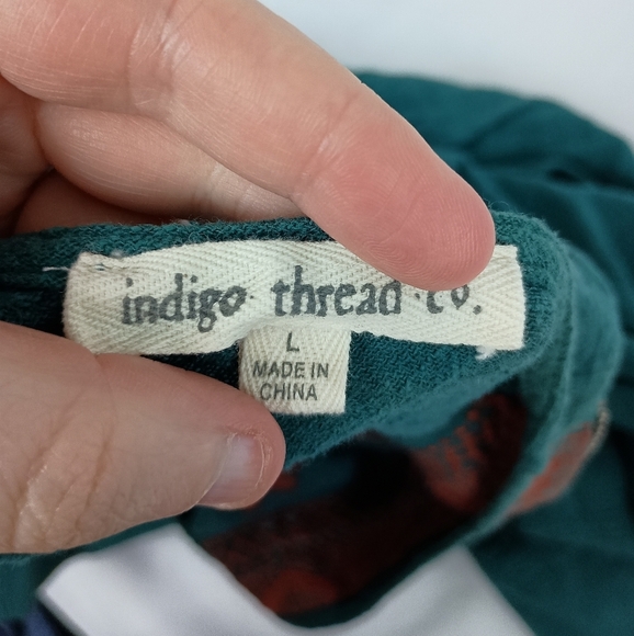 INDIGO THREAD Beautiful Embroidered Southwestern Patchwork Dress(#1,283) - Picture 2 of 9